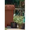 Contenedor Basura 120l Con Pedal, Ruedas De Goma Y Mango Antideslizante - Cubo Industrial  120 L (marrón (pintada))jardin202