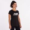 Camiseta Enebe Mujer Zircon - Negr