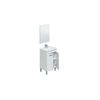 Mueble Lavabo Y Espejo Konce En Acabado Blanco 80 Cm(alto)50 Cm(ancho)40 Cm(largo) , Color - Blanco