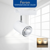 Feron Foco Led De Carril Trifásico | 50w, 230v, 5250lm 4000k |orientable 360°/90° | Focos Led De Carril