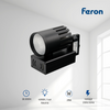 Feron Foco Led De Carril Trifásico | 20w, 230v, 2000lm, 3000k | Orientable 360°/90° | Focos Led De Carril