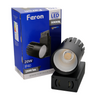 Feron Foco Led De Carril Trifásico | 20w, 230v, 2000lm, 3000k | Orientable 360°/90° | Focos Led De Carril