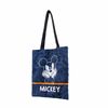 Mickey Mouse Blue-bolsa De La Compra Shopping Bag, Azul Oscuro