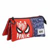 Spiderman Strife-estuche Portatodo Triple Hs, Rojo