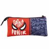 Spiderman Strife-estuche Portatodo Triple Hs, Rojo