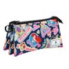 Princesas Fearless-estuche Portatodo Triple Hs, Multicolor