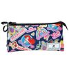 Princesas Fearless-estuche Portatodo Triple Hs, Multicolor