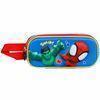 Spiderman Team-estuche Portatodo 3d Doble, Multicolor