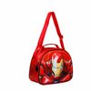 Iron Man Stark-bolsa Portamerienda 3d, Multicolor