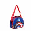 Capitán América Patriot-bolsa Portamerienda 3d, Multicolor