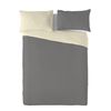 Funda Nórdica Reversible Bicolor Ftr 6 Beig / Gris 7 Naturals Cama 105 Cm