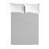 Sábana Encimera  Gris Palido Naturals Cama 105