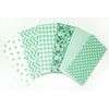 Pack 6 Retales Patchwork 35x35 Cm Verde