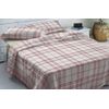 Juego Sabanas 3 Piezas Invierno Tamesis Naturals Cama 90