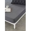 Sábana Bajera Elba Dark Grey / Gris Oscuro Naturals Cama 105