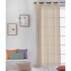 Cortina Con Ojales Lisa Ftr 6 Beig Naturals 140 X 260 Cms