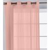 Cortina Con Ojales Lisa Ftr 8 Rosa Naturals 140 X 260 Cms