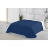 Colcha Bouti Bicolor Azul 1/blanco Cama 90 Naturals