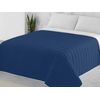 Colcha Bouti Bicolor Azul 1/blanco Cama 90 Naturals