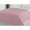 Colcha Bouti Bicolor Rosa Viejo/blanco Cama 90 Naturals