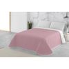 Colcha Bouti Bicolor Rosa Viejo/blanco Cama 135 Naturals