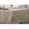 Colcha Foulard Olga Beige Para 1 Plaza Cama De 90-105 Cm