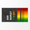 Marley - Toalla Playa - Microalgodón Premium  -75x150 Cm - Fabricado En España - One Love