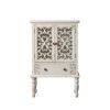 Armario Shabby Chic 71 X 40 X 111 Cm Blanco Madera De Abeto Madera Mdf