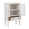 Armario Shabby Chic 71 X 40 X 111 Cm Blanco Madera De Abeto Madera Mdf