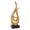 Figura Decorativa 12 X 9,5 X 40,5 Cm Dorado