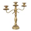 Candelabro 42 X 12 X 42 Cm Dorado Metal