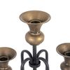 Candelabro 27,5 X 27,5 X 44,5 Cm Negro Dorado Metal