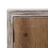 Mueble De Tv Country 150 X 35 X 53,5 Cm Natural Blanco Madera De Abeto Madera Mdf