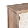 Armario Shabby Chic 64 X 37 X 86 Cm Natural Madera Blanco