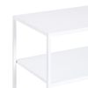 Recibidor Square Metal Blanco 80 X 30 X 80 Cm (3 Piezas)