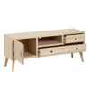 Mueble De Tv Marie 140 X 40 X 55 Cm Natural Madera Madera Mdf