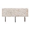 Perchero De Pared 30,5 X 8 X 16 Cm Metal Madera