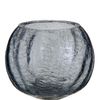 Portavelas 13 X 13 X 56 Cm Cristal Gris Metal Plata