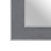 Espejo De Pared 66 X 2 X 86 Cm Gris Madera Blanco