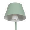 Lámpara De Mesa Metal 20 X 20 X 44 Cm Verde Claro