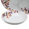 Vajilla 18 Piezas Hojas Porcelana 1 Cm