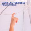 Pack De Sombrilla De Playa Azul 8 Varillas De Fibra Vidrio Antiviento Con Protecciã³n Solar Upf+50 De Aluminio Y Soporte De Arena, De Ã˜ 180 Cm