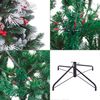 Árbol De Navidad Artificial Con 1372 Ramas Verde De Plástico Pvc Y Pe De 240 Cm