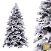 Árbol De Navidad Artificial Con 819 Ramas Blanco De Plástico Pvc Y Pe De 240 Cm