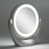 Espejo Iluminado Maquillaje Led 4200ºk Ø14,2cm Recargable-regulable Blanco 40.000h [sun-esled-01-w]