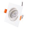 Foco Downlight Led 7w  630lm 4200ºk Rectangular Basculante 40.000h [ho-dlpl-cuad-7w-w]