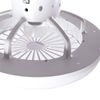 Ventilador De Techo 36w 1800lm Iluminación Led Cct Variable Control Remoto 50.000h - Blanco [ho-ledfan-13-w]