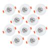 Pack 10 Downlights Redondo Led 7w 600lm 4200ºk 38º 40.000h [ho-in-dl7w-w-pk10]