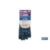 Blister Guantes Nitrilo Azul T-8