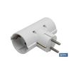 Adaptador Schuko 2 Vias (16a-250v)